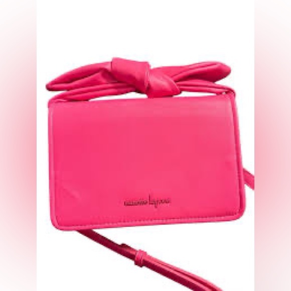 Nanette Lepore Handbags - Nanette Lepore Pink Bow Crossbody Bag